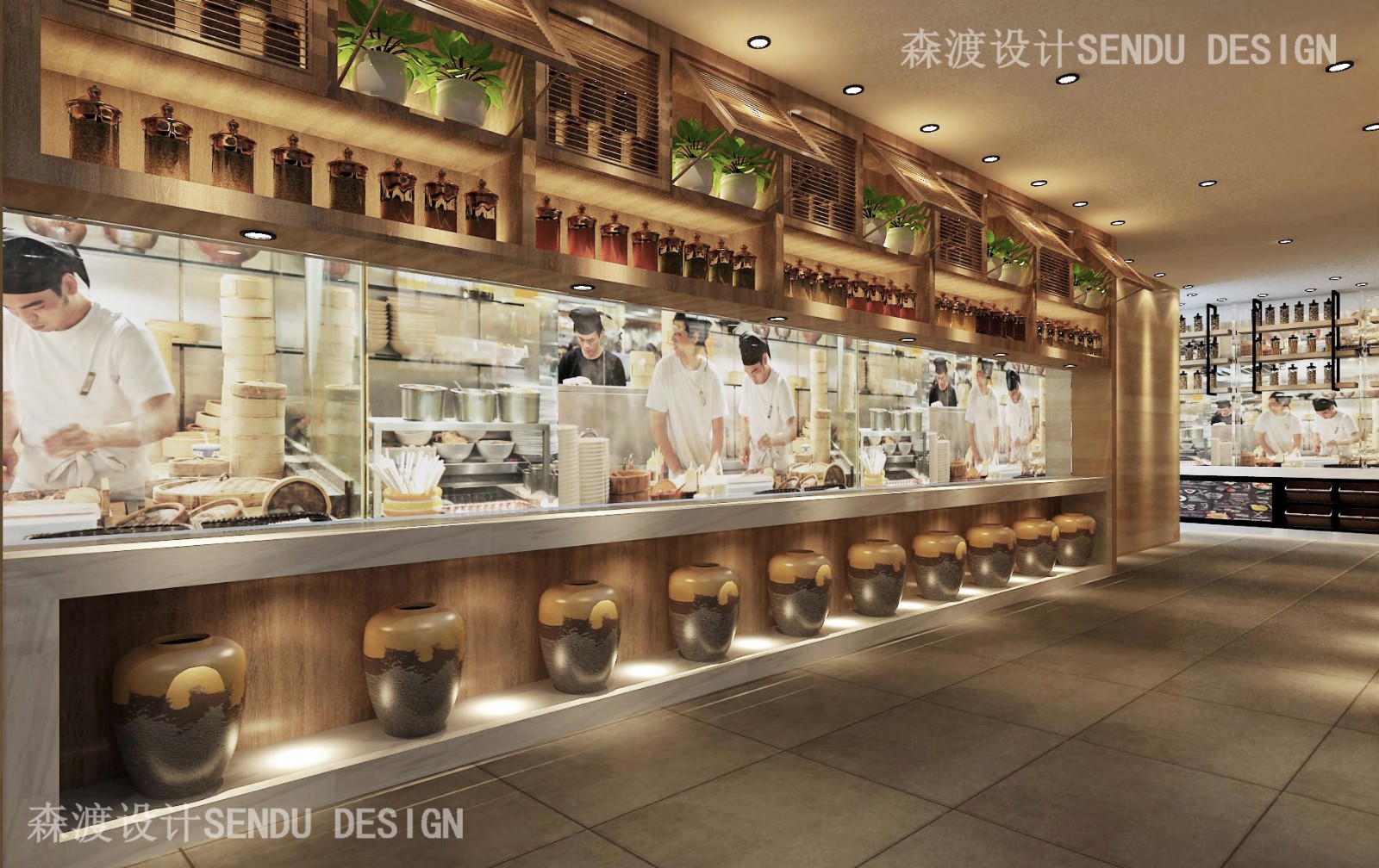 森渡餐厅设计案例：北国饭店潮州店