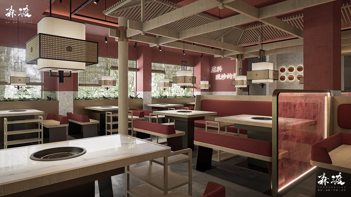 森渡餐饮设计案例|渝盛.重庆火锅店设计-餐饮空间设计.jpg