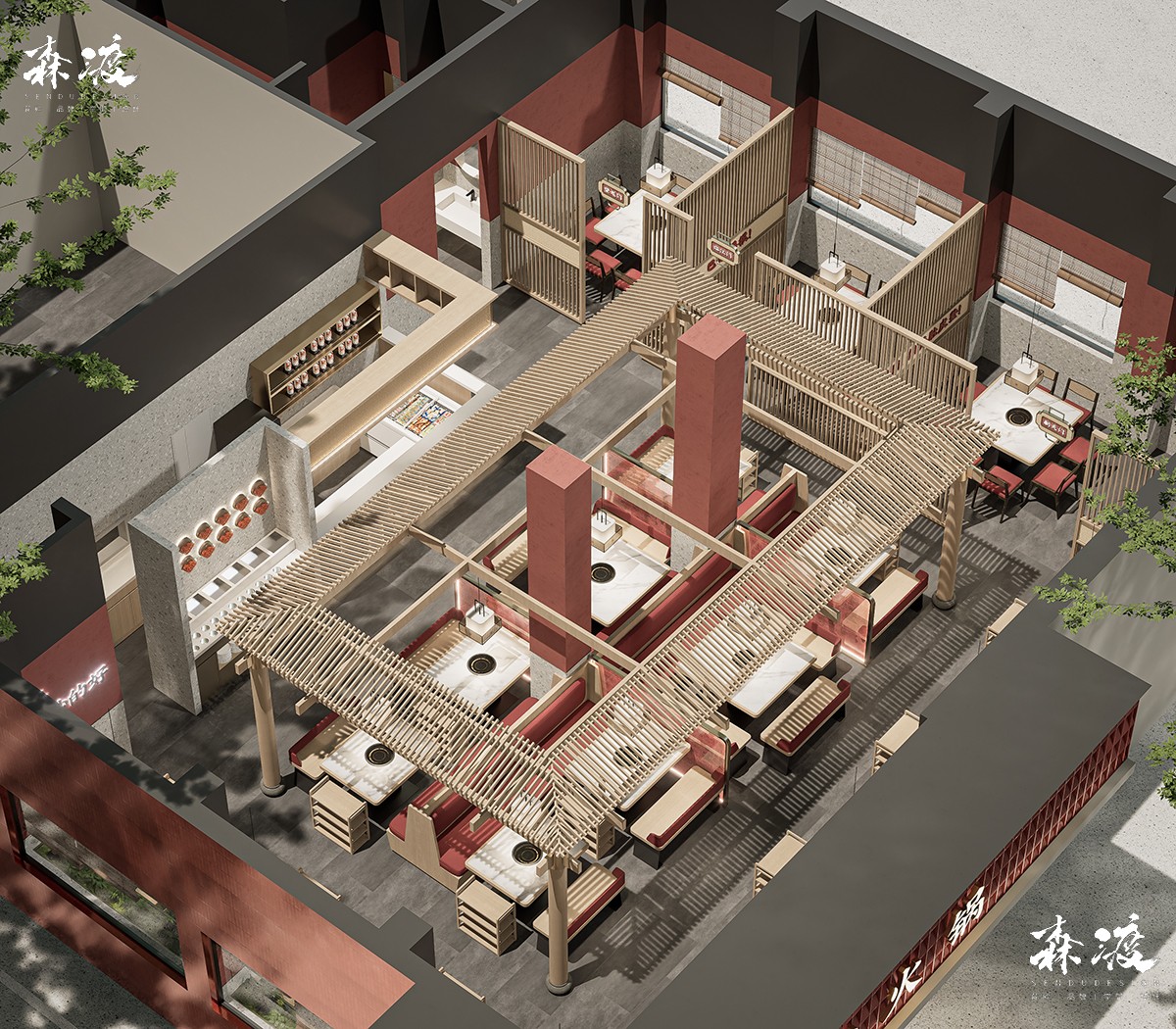 森渡餐饮设计案例|渝盛.重庆火锅店设计-餐饮空间设计.jpg