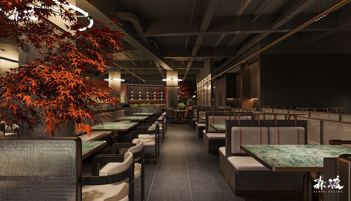 森渡餐饮设计案- 乐宴·老北京铜火锅店设计-餐饮空间设计-连锁餐厅设计.jpg